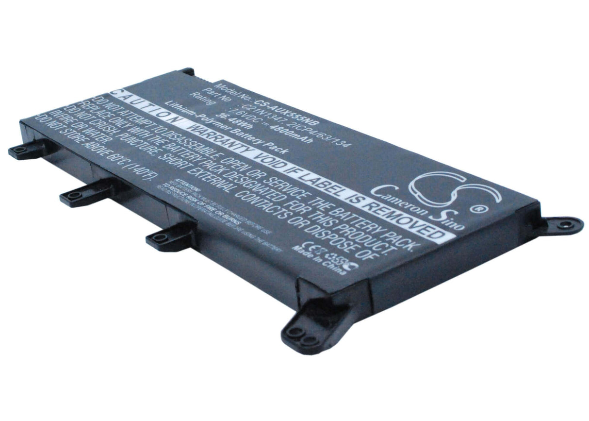 Black Battery For Asus X555, X555ld, X555la 7.6v, 4800mah - 36.48wh Notebook, Laptop Cameron Sino Technology Limited