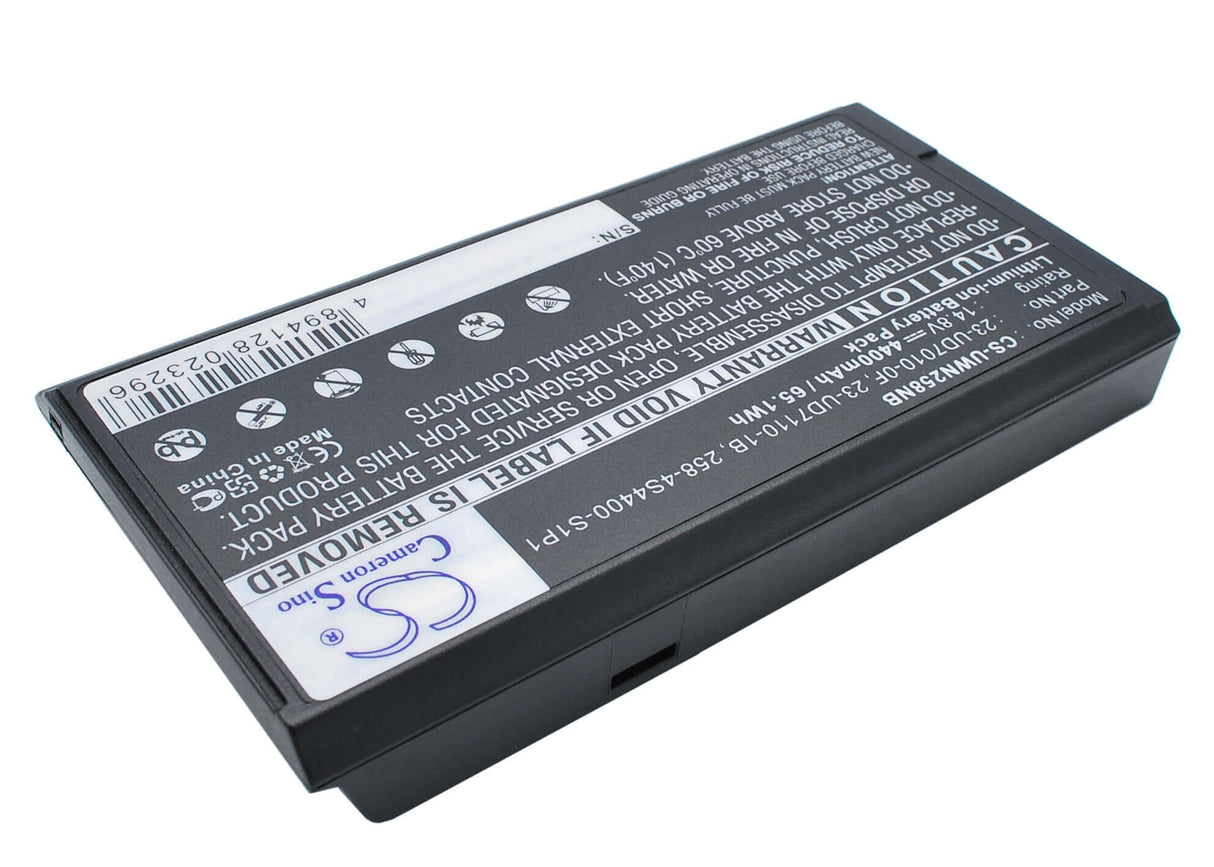 Batterie noire pour Averatec 6100 14.8v, 4400mah - 65.12wh Batteries pour l'électronique Cameron Sino Technology Limited (Suspendu)