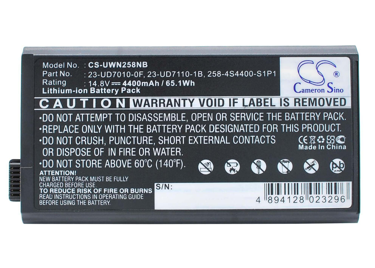 Batterie noire pour Averatec 6100 14.8v, 4400mah - 65.12wh Batteries pour l'électronique Cameron Sino Technology Limited (Suspendu)