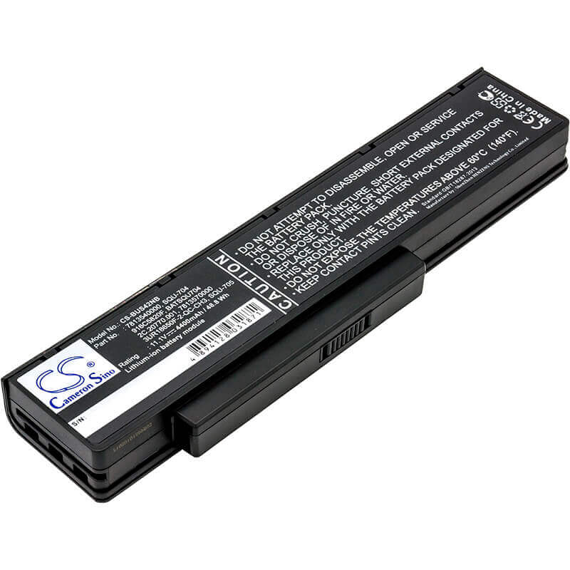 Black Battery For Benq Joybook R56, Joybook R42, Joybook C41 11.1v, 4400mah - 48.84wh Notebook, Laptop Cameron Sino Technology Limited