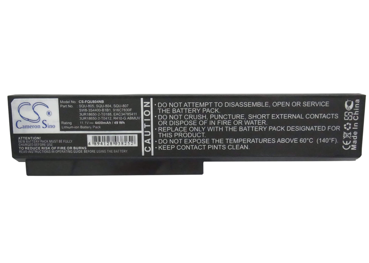 Black Battery For Casper Tw8 11.1v, 4400mah - 48.84wh Notebook, Laptop Cameron Sino Technology Limited
