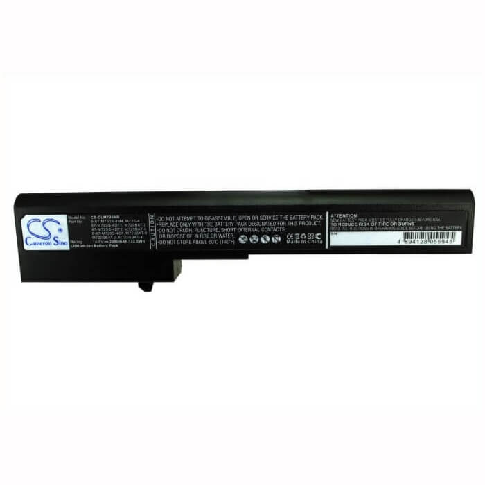 Black Battery For Clevo M72, M72x, M72xr 14.8v, 2200mah - 32.56wh Notebook, Laptop Cameron Sino Technology Limited (Suspended)
