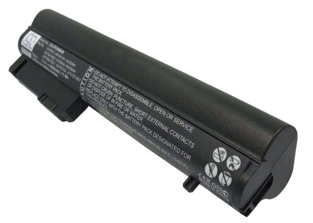 Black Battery For Compaq Business Notebook Nc2400, Business Notebook 2400, Business Notebook 2510p 10.8v, 6600mah - 71.28wh Notebook, Laptop Cameron Sino Technology Limited