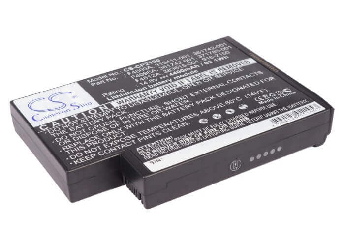 Black Battery For Compaq Pavilion Ze5512ap-dr222a, Omnibook Xe4500s-f4867hg, Pavilion Ze4910us-m033ua 14.8v, 4400mah - 65.12wh Notebook, Laptop Cameron Sino Technology Limited