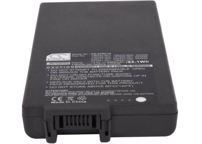 Black Battery For Compaq Presario 718, Presario 14xl244, Presario 14xl245-182531-403 14.8v, 4400mah - 65.12wh Batteries for Electronics Cameron Sino Technology Limited (Suspended)