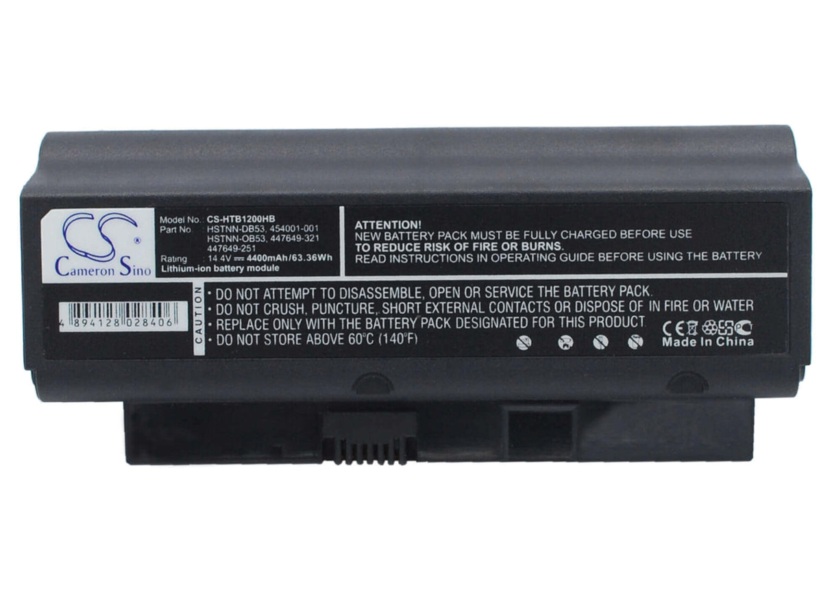 Black Battery For Compaq Presario B1200, Presario B1202vu, Presario B1223tu 14.4v, 4400mah - 63.36wh Notebook, Laptop Cameron Sino Technology Limited