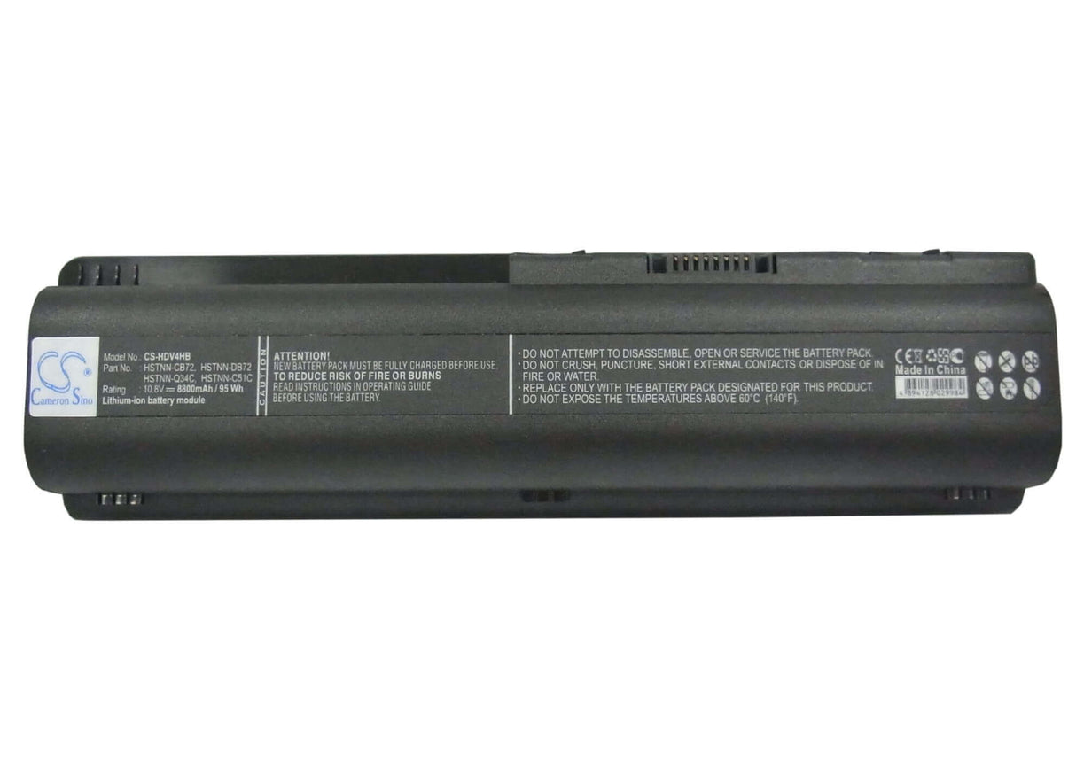 Black Battery For Compaq Presario Cq40, Presario Cq40-305au, Presario Cq40-313ax 10.8v, 8800mah - 95.04wh Notebook, Laptop Cameron Sino Technology Limited