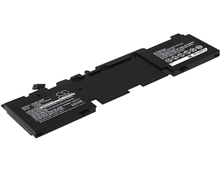 Black Battery For Dell Alienware Echo 13, Alienware 13, Alienware Qhd 14.8v, 3100mah - 45.88wh Notebook, Laptop Cameron Sino Technology Limited