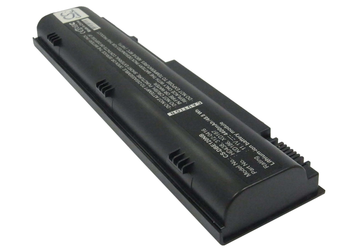 Black Battery For Dell Inspiron 1300, Inspiron B120, Inspiron B130 11.1v, 4400mah - 48.84wh Notebook, Laptop Cameron Sino Technology Limited