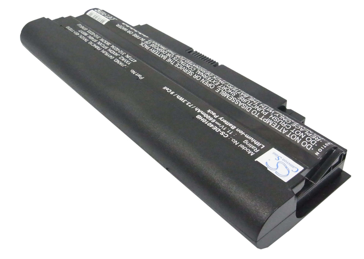 Black Battery For Dell Inspiron 13r, Inspiron 13r N3010, Inspiron 13r N3010d 11.1v, 6600mah - 73.26wh Notebook, Laptop Cameron Sino Technology Limited