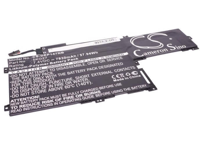 Black Battery For Dell Inspiron 14 7000, Inspiron 14-7437 7.4v, 7830mah - 57.94wh Notebook, Laptop Cameron Sino Technology Limited