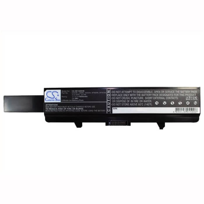 Black Battery For Dell Inspiron 1440, Inspiron 1750 11.1v, 6600mah - 73.26wh Notebook, Laptop Cameron Sino Technology Limited (Suspended)