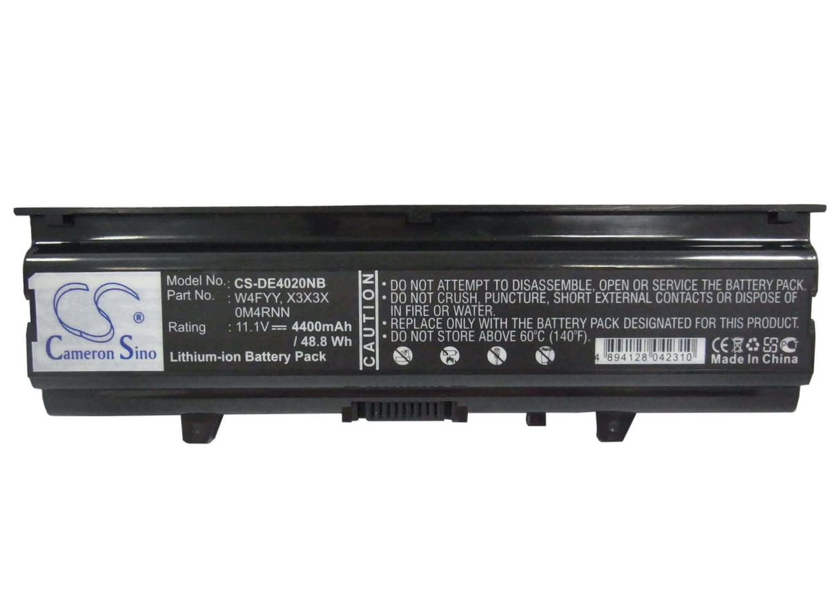 Black Battery For Dell Inspiron 14v, Inspiron 14r-346, Inspiron 14vr 11.1v, 4400mah - 48.84wh Notebook, Laptop Cameron Sino Technology Limited