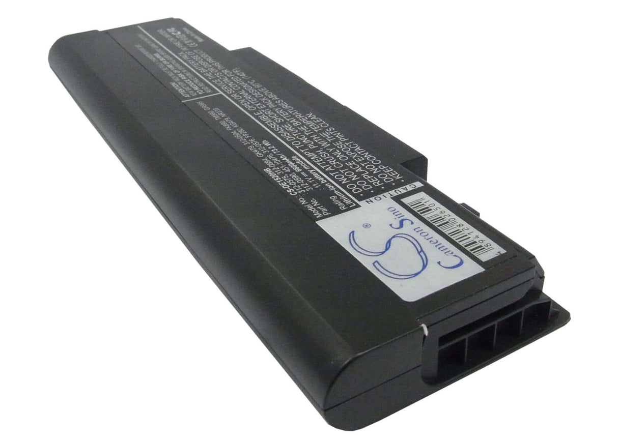 Black Battery For Dell Inspiron 1521, Inspiron 1721, Inspiron 1520 11.1v, 6600mah - 73.26wh Notebook, Laptop Cameron Sino Technology Limited