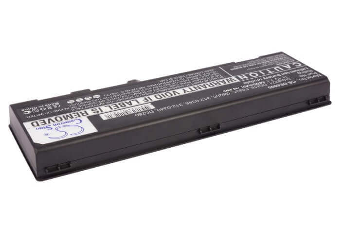 Black Battery For Dell Inspiron 6000, Inspiron 9200, Inspiron 9300 11.1v, 4400mah - 48.84wh Notebook, Laptop Cameron Sino Technology Limited