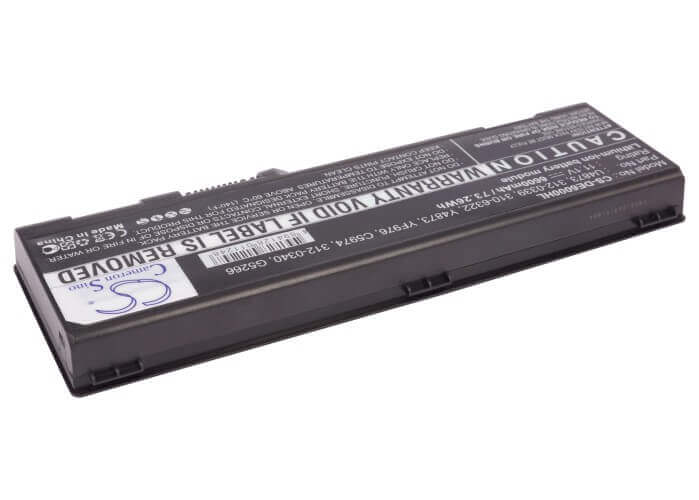 Black Battery For Dell Inspiron 6000, Inspiron 9200, Inspiron 9300 11.1v, 6600mah - 73.26wh Notebook, Laptop Cameron Sino Technology Limited
