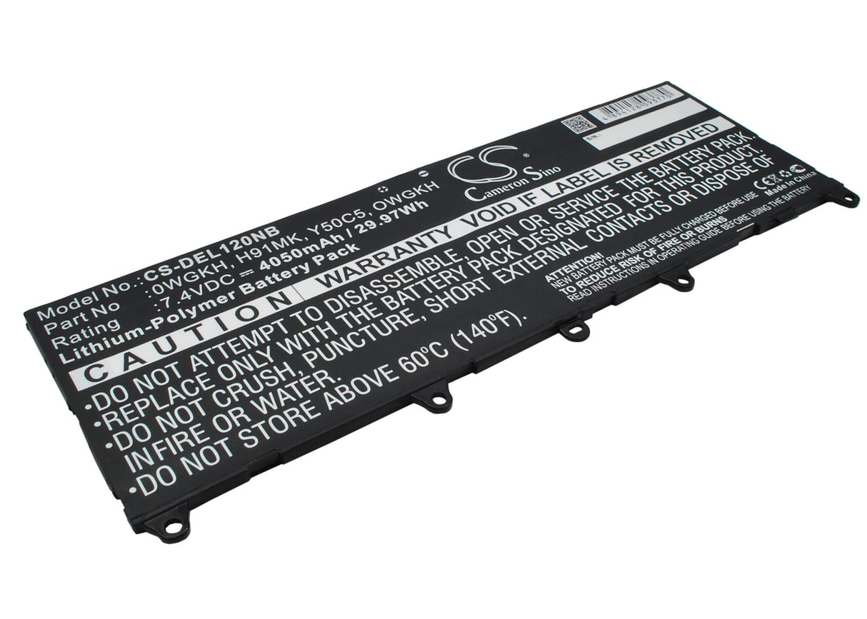 Black Battery For Dell Latitude 10e, Latitute 10-st2e 7.4v, 4050mah - 29.97wh Batteries for Electronics Cameron Sino Technology Limited (Suspended)