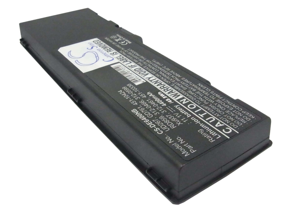 Black Battery For Dell Latitude 131l, Inspiron 1501, Inspiron E1505 11.4v, 4400mah - 50.16wh Notebook, Laptop Cameron Sino Technology Limited