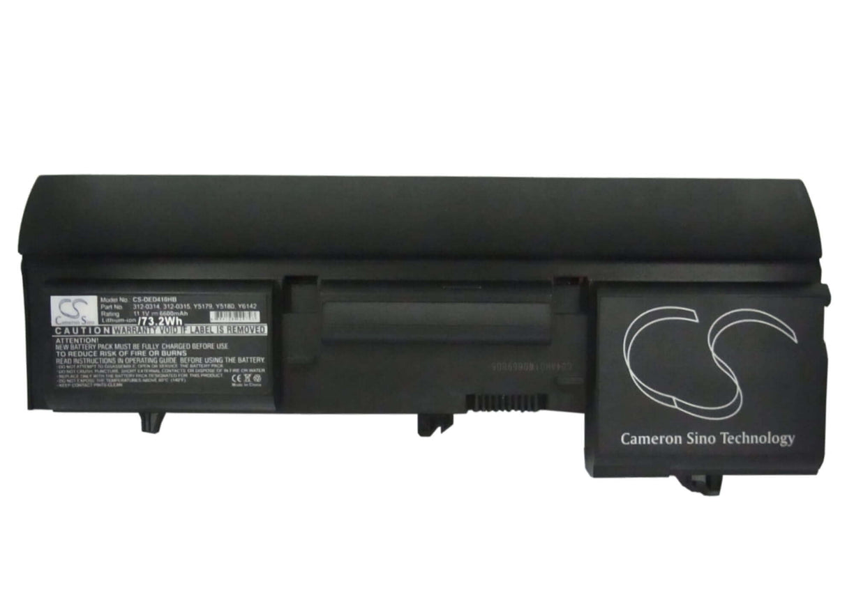 Black Battery For Dell Latitude D410 11.1v, 6600mah - 73.26wh Notebook, Laptop Cameron Sino Technology Limited (Suspended)