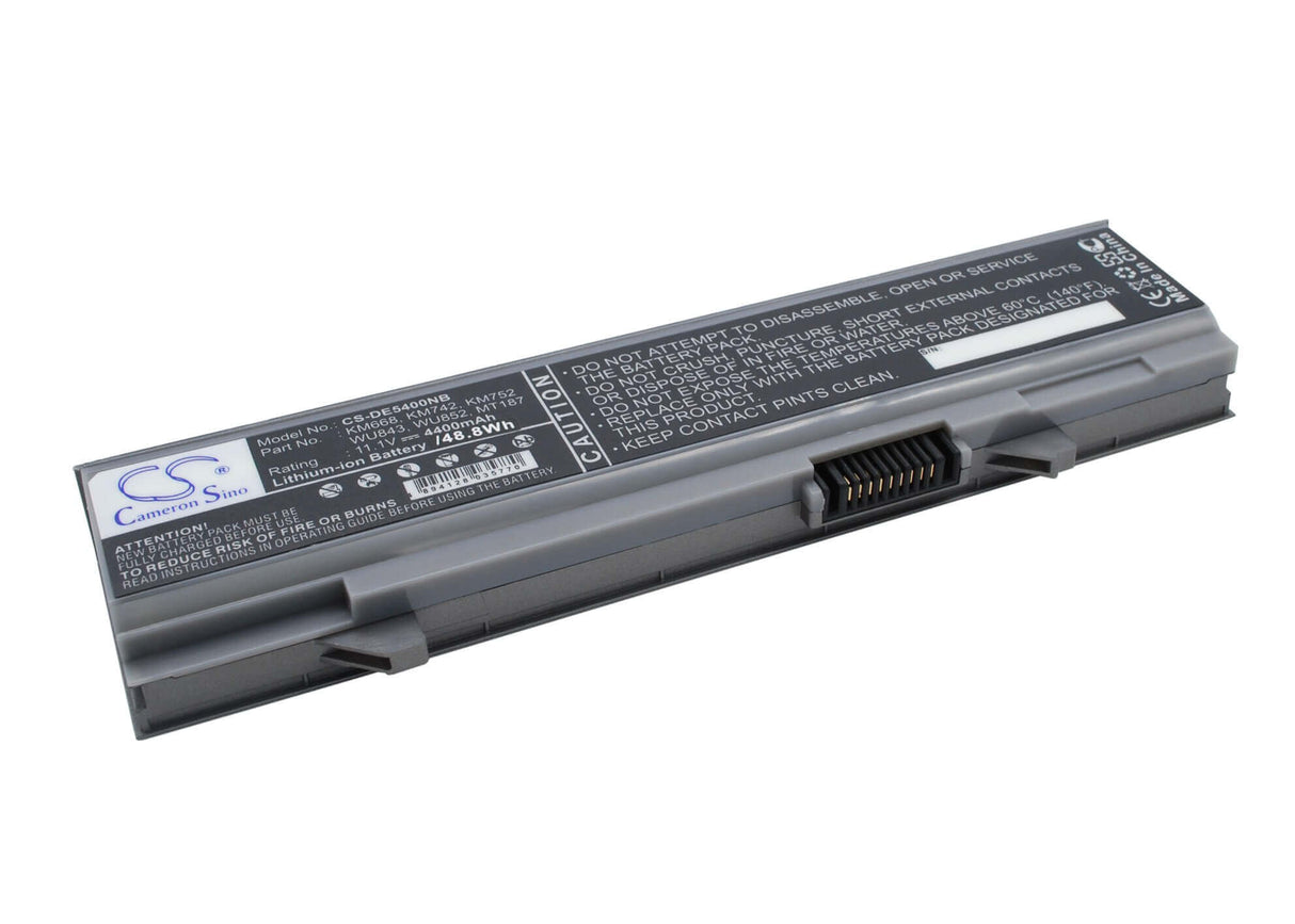 Black Battery For Dell Latitude E5400, Latitude E5500, Latitude E5410 11.1v, 4400mah - 48.84wh Notebook, Laptop Cameron Sino Technology Limited