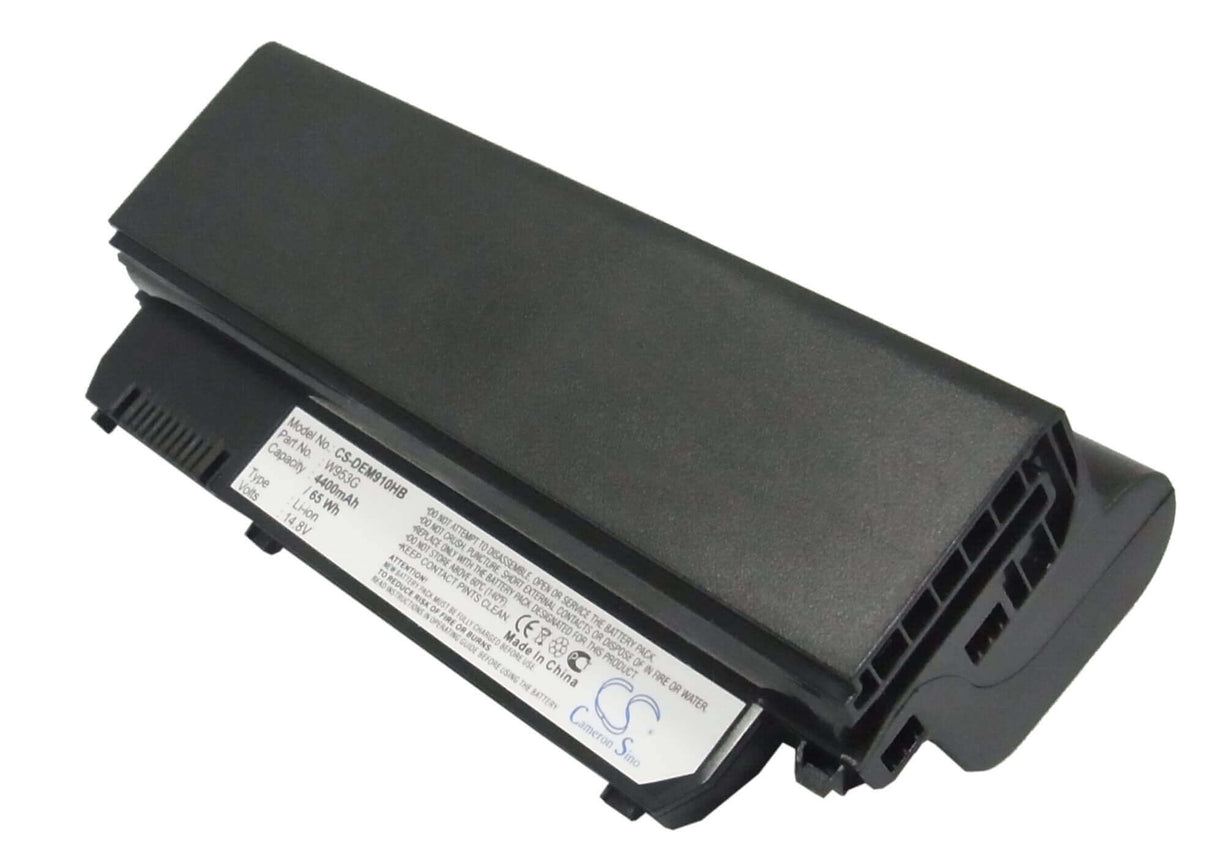 Black Battery For Dell Mini 9, Inspiron 910, Pp39s 14.8v, 4400mah - 65.12wh Notebook, Laptop Cameron Sino Technology Limited