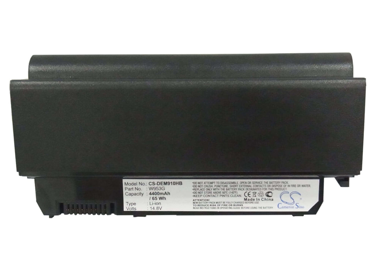 Black Battery For Dell Mini 9, Inspiron 910, Pp39s 14.8v, 4400mah - 65.12wh Notebook, Laptop Cameron Sino Technology Limited