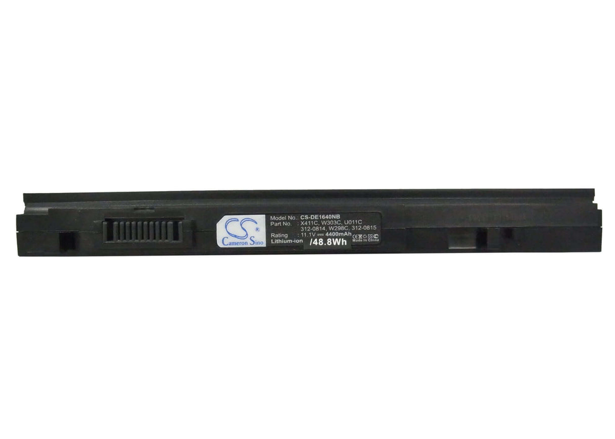 Black Battery For Dell Studio Xps 16, Studio Xps 1640, Studio Xps M1640 11.1v, 4400mah - 48.84wh Notebook, Laptop Cameron Sino Technology Limited