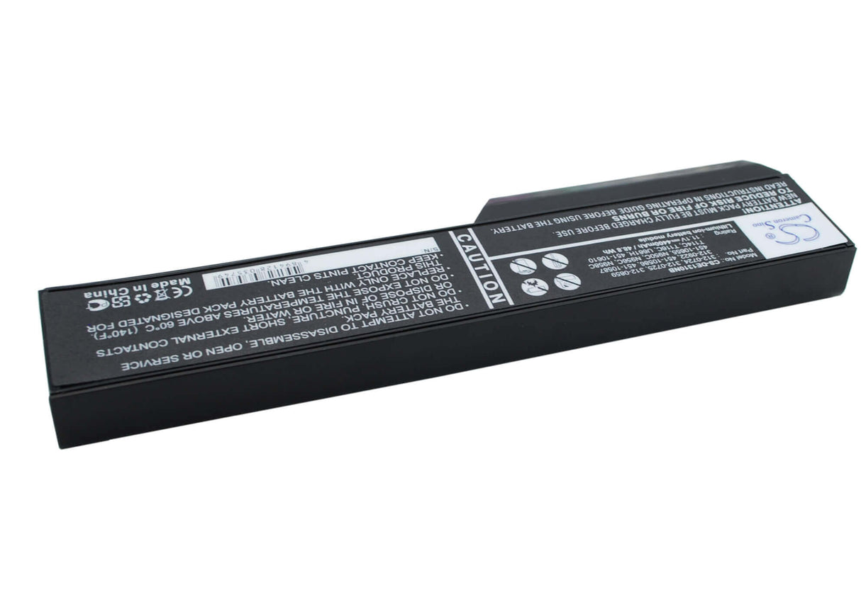 Black Battery For Dell Vostro 1310, Vostro 1510, Vostro 2510 11.1v, 4400mah - 48.84wh Notebook, Laptop Cameron Sino Technology Limited