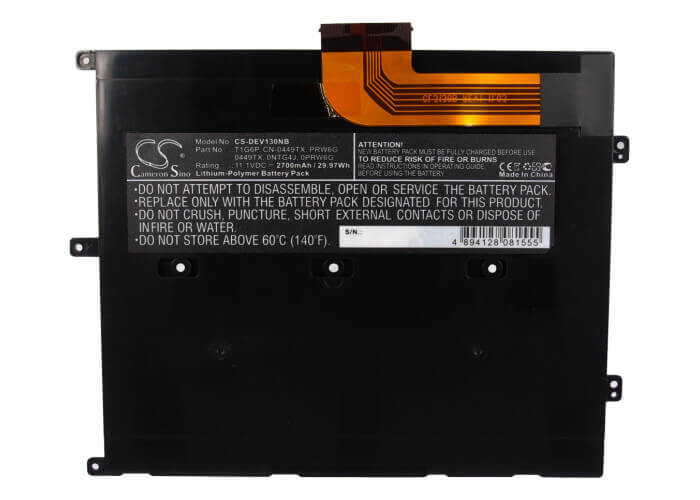 Black Battery For Dell Vostro V13, Vostro V130 11.1v, 3000mah - 33wh Notebook, Laptop Cameron Sino Technology Limited