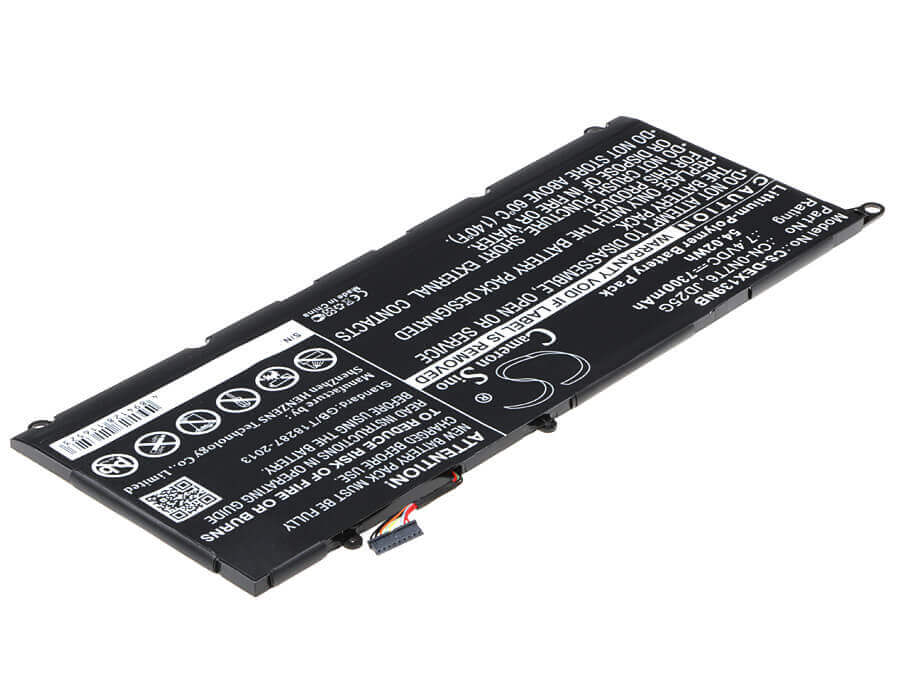 Notebook Battery For Dell Xps 13 9343, Xps 13-9343, Xps9343-1818slv 7.4v, 7300mah - 54.02wh Notebook, Laptop Cameron Sino Technology Limited