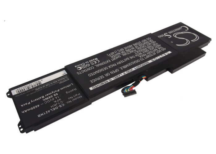 Black Battery For Dell Xps L421x, Xps 14-l421x, Xps P30g, Xps 14 Ultrabook 14.8v, 4600mah - 68.08wh Notebook, Laptop Cameron Sino Technology Limited