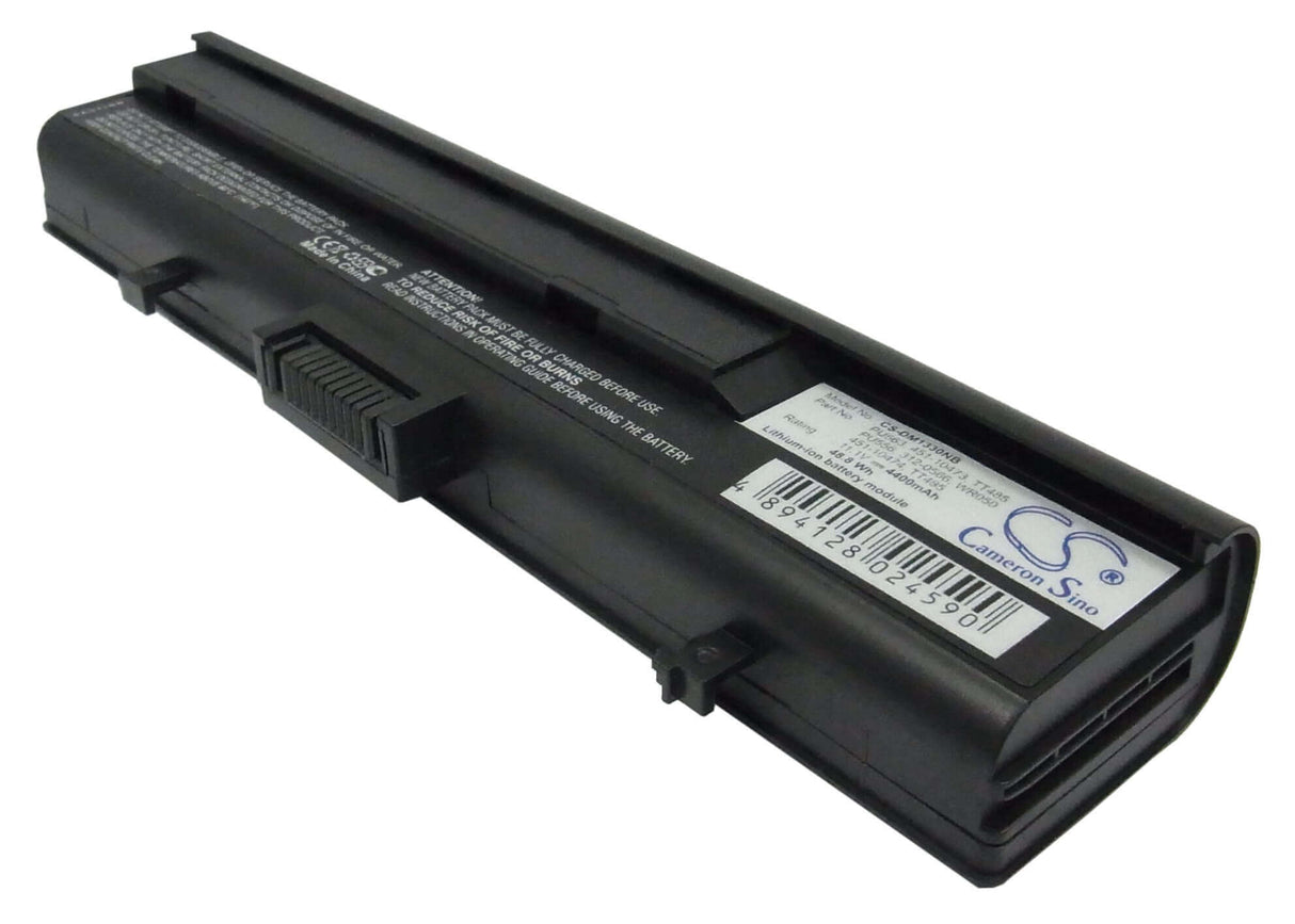 Black Battery For Dell Xps M1330, Inspiron 1318, Xps M1350 11.1v, 4400mah - 48.84wh Notebook, Laptop Cameron Sino Technology Limited