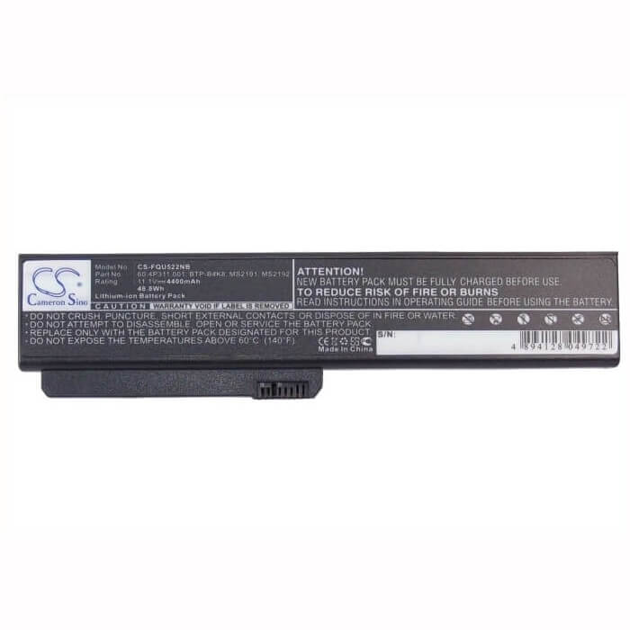 Black Battery For Founder S280, S3100, A210n 11.1v, 4400mah - 48.84wh Notebook, Laptop Cameron Sino Technology Limited