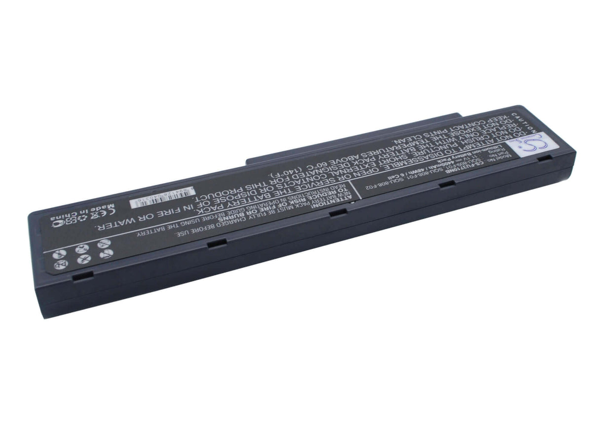 Black Battery For Fujit'su Amilo Li3710, Amilo Li3910, Amilo Pi3560 11.1v, 4400mah - 48.84wh Notebook, Laptop Cameron Sino Technology Limited