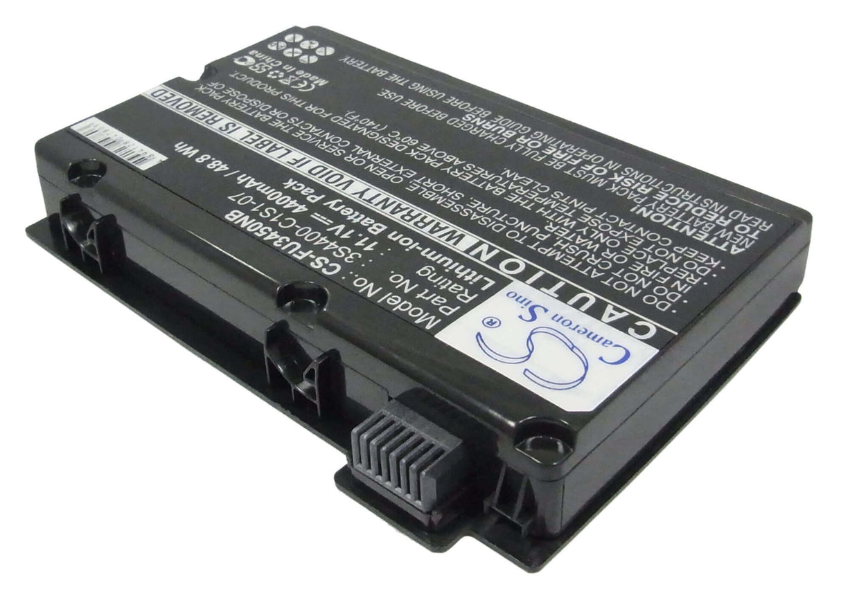 Black Battery For Fujit'su Amilo Pi3540, Amilo Pi3525, Amilo Pi3450 11.1v, 4400mah - 48.84wh Notebook, Laptop Cameron Sino Technology Limited