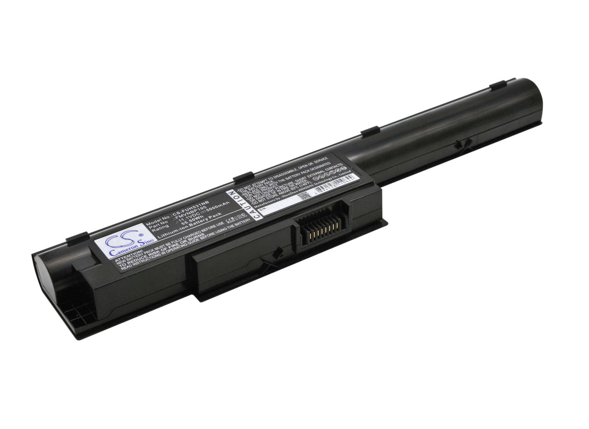 Black Battery For Fujit'su Lifebook Bh531, Lifebook Sh531, Lifebook Lh531 11.1v, 5000mah - 55.50wh Notebook, Laptop Cameron Sino Technology Limited
