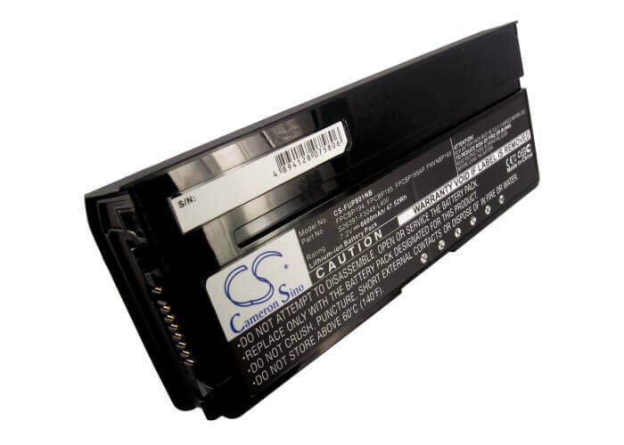 Batterie noire pour Fujits'u Lifebook P8010, Lifebook P8020 7.2v, 6600mah - 47.52wh Notebook, Laptop Cameron Sino Technology Limited (Suspendu)