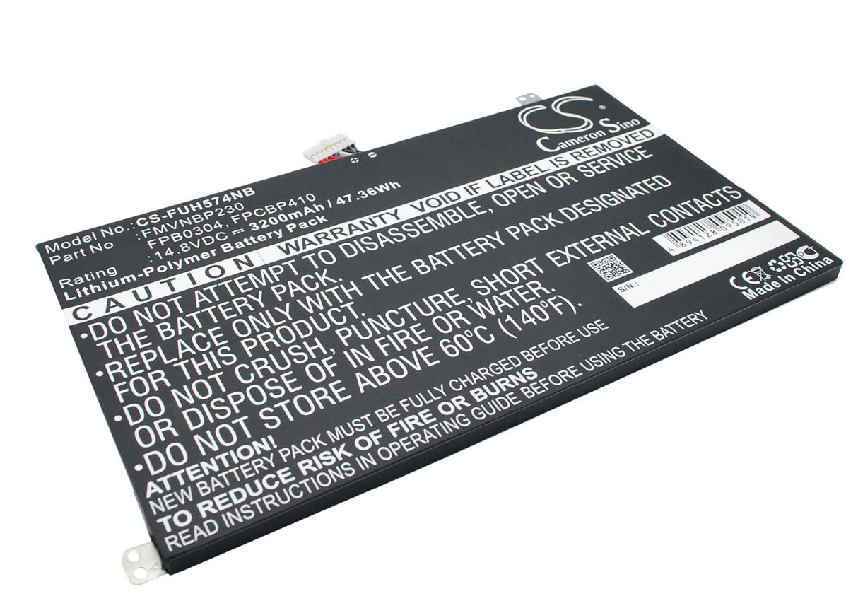 Black Battery For Fujit'su Lifebook Uh574 14.8v, 3200mah - 47.36wh Batteries for Electronics Cameron Sino Technology Limited (Suspended)