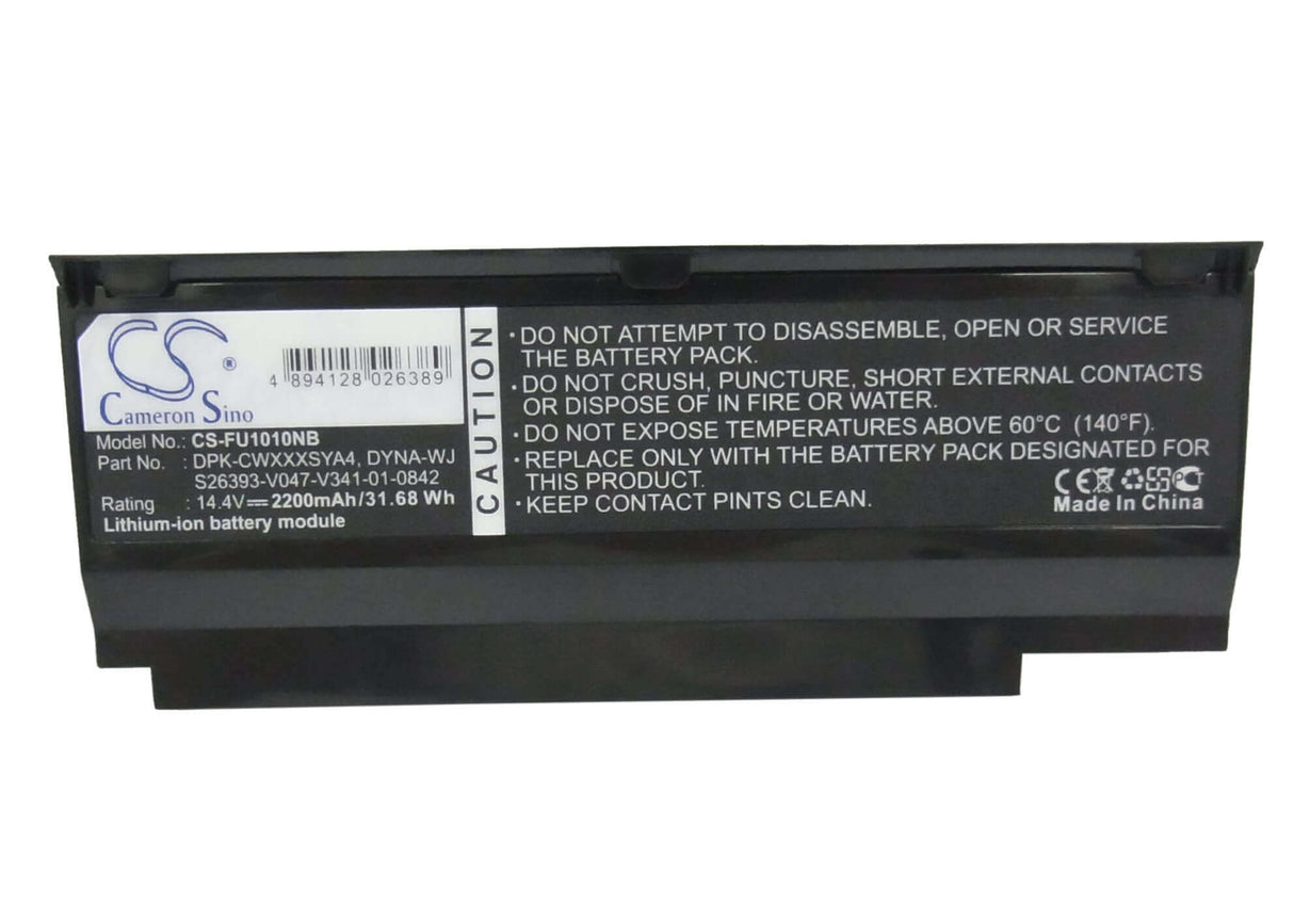 Black Battery For Fujit'su M1010, Cwoao, Lifebook M1010 14.4v, 2200mah - 31.68wh Notebook, Laptop Cameron Sino Technology Limited