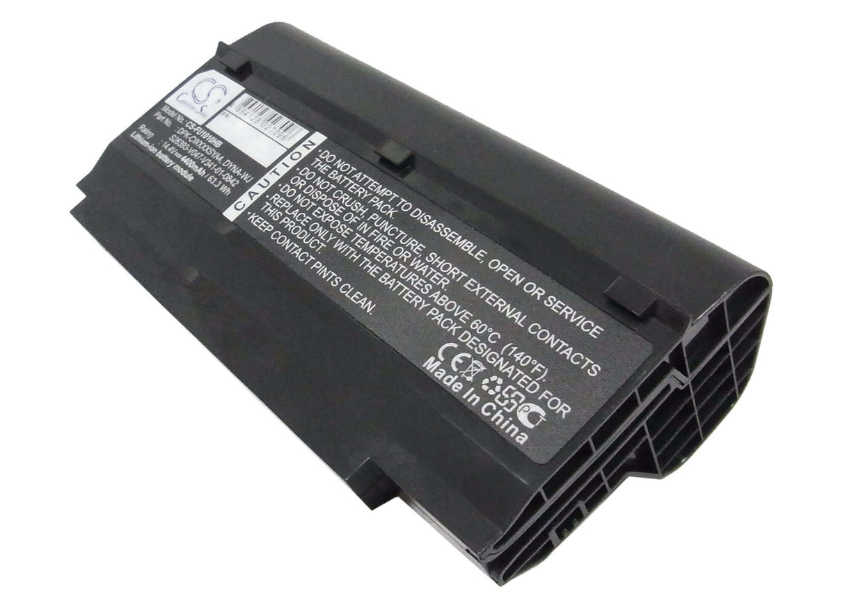 Black Battery For Fujit'su M1010, Cwoao, Lifebook M1010 14.4v, 4400mah - 63.36wh Notebook, Laptop Cameron Sino Technology Limited