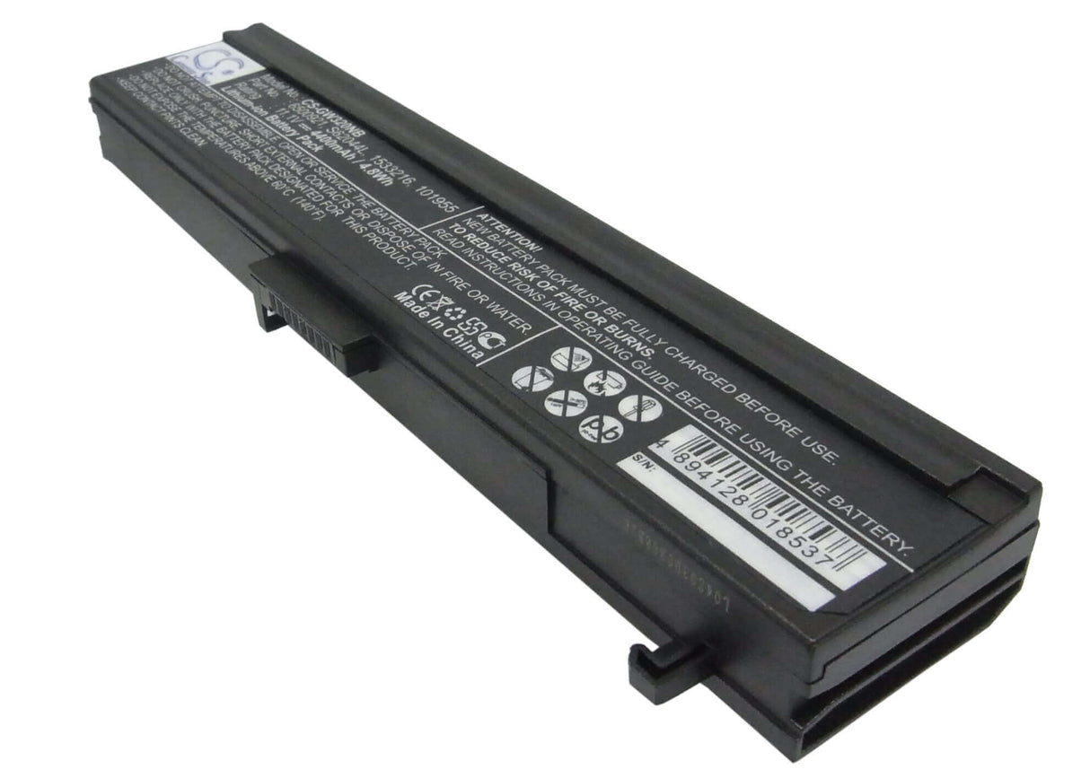 Black Battery For Gateway M320, M325, 4541bz 11.1v, 4400mah - 48.84wh Batteries for Electronics Cameron Sino Technology Limited (Suspended)