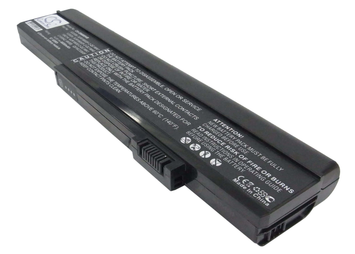 Batterie noire pour Gateway M360, M460, M680 14,8v, 6600mah - 97.68wh Batteries pour l'électronique Cameron Sino Technology Limited (Suspendu)