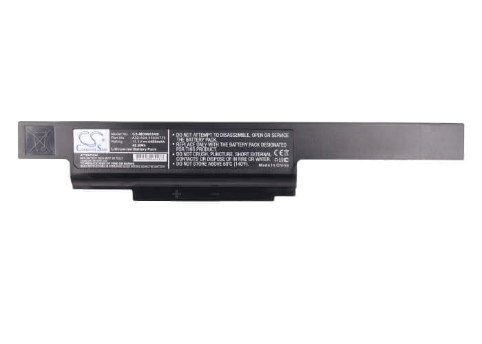 Black Battery For Hasee A300, A350, A450 11.1v, 4400mah - 48.84wh Notebook, Laptop Cameron Sino Technology Limited