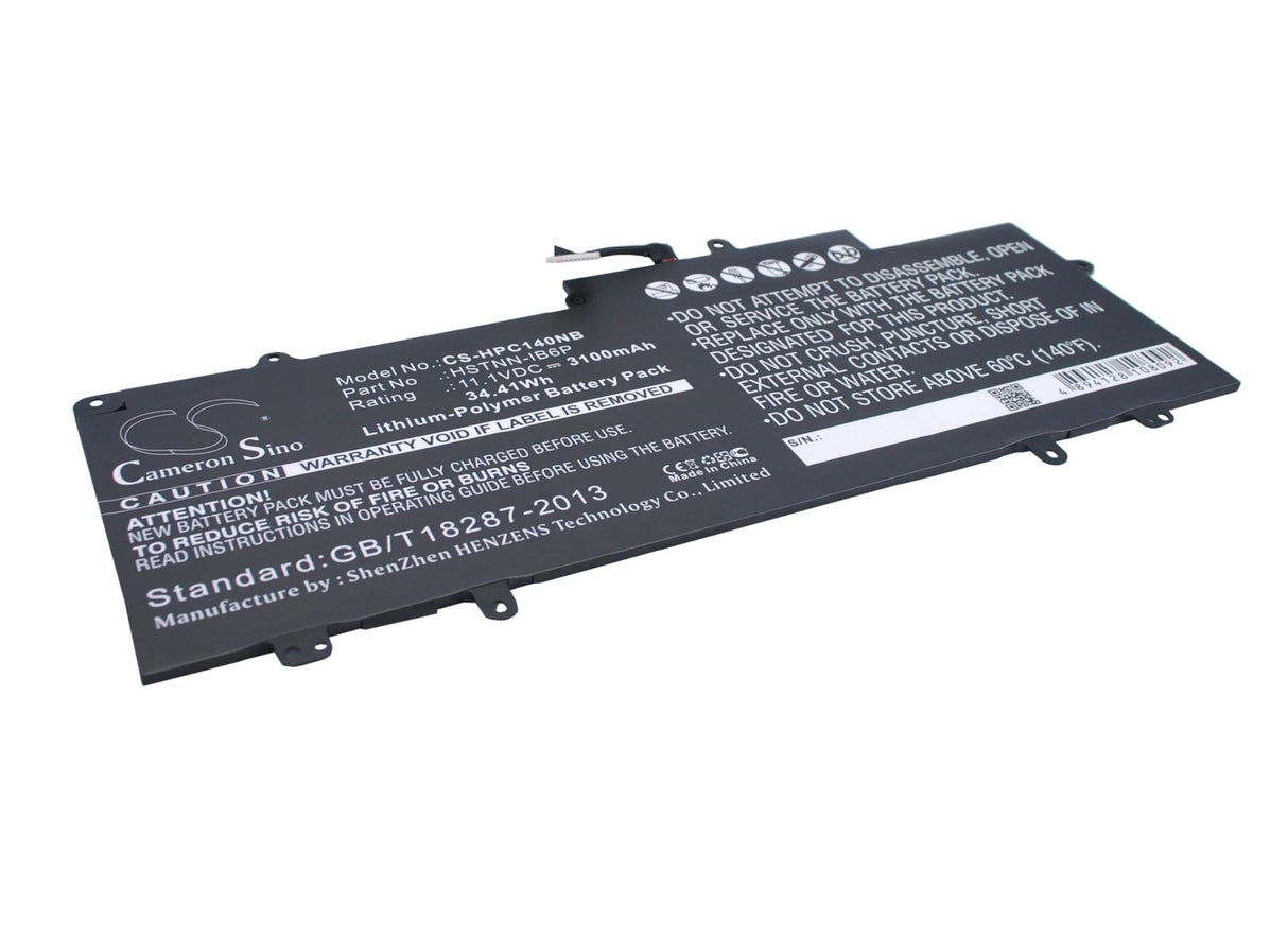 Batterie noire pour Hp Chromebook 14-x, Chromebook 14-q, Chromebook 14-x013dx 11.1v, 3100mah - 34.41wh Notebook, Laptop Cameron Sino Technology Limited