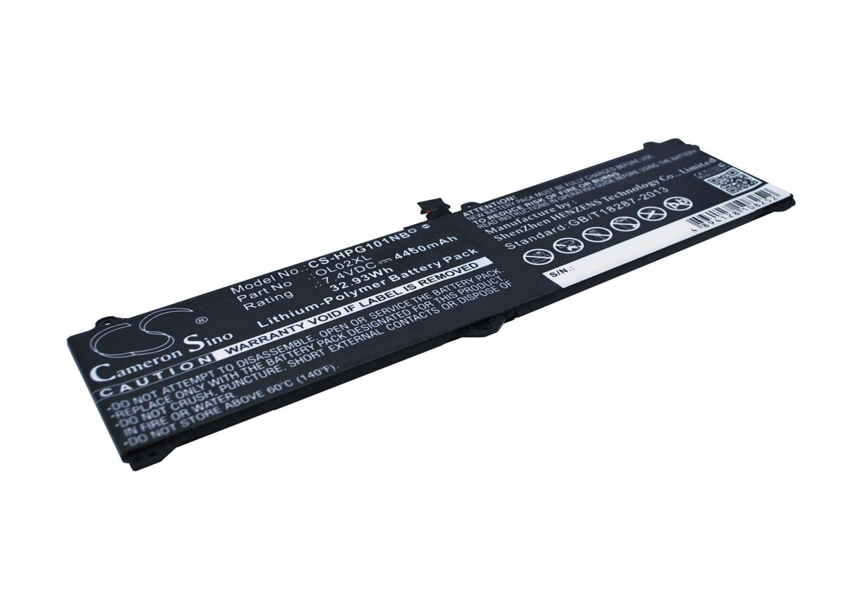 Batterie noire pour HP Elite X2 G1, Elite X2 1011 G1, L8l94pa 7.4v, 4450mah - 32.93wh Notebook, Laptop Cameron Sino Technology Limited