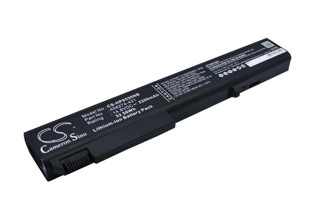 Black Battery For Hp Elitebook 8530p, Elitebook 8530w, Elitebook 8540p 14.8v, 2200mah - 32.56wh Batteries for Electronics Cameron Sino Technology Limited (Suspended)