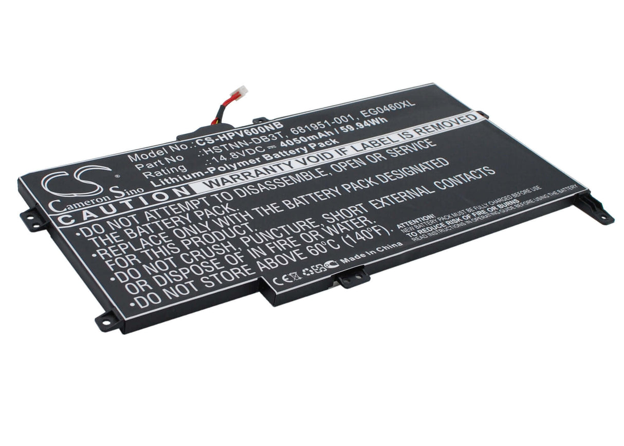 Black Battery For Hp Envy 6-1140ca, Envy Sleekbook 6z-1000, Envy Sleekbook 6-1000 14.8v, 4050mah - 59.94wh Notebook, Laptop Cameron Sino Technology Limited