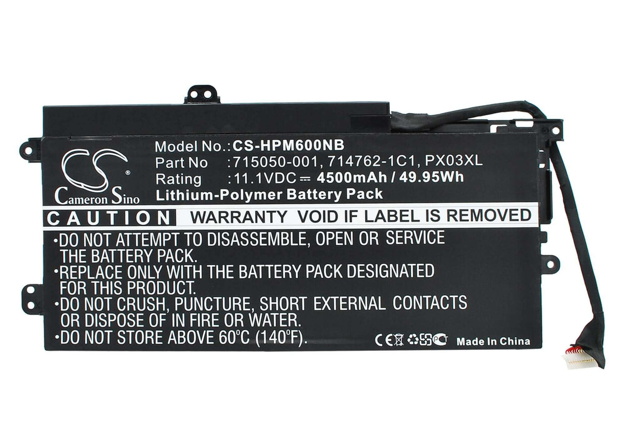 Black Battery For Hp Envy M6, Envy M6-k, Tpn-c109 11.1v, 4500mah - 49.95wh Notebook, Laptop Cameron Sino Technology Limited