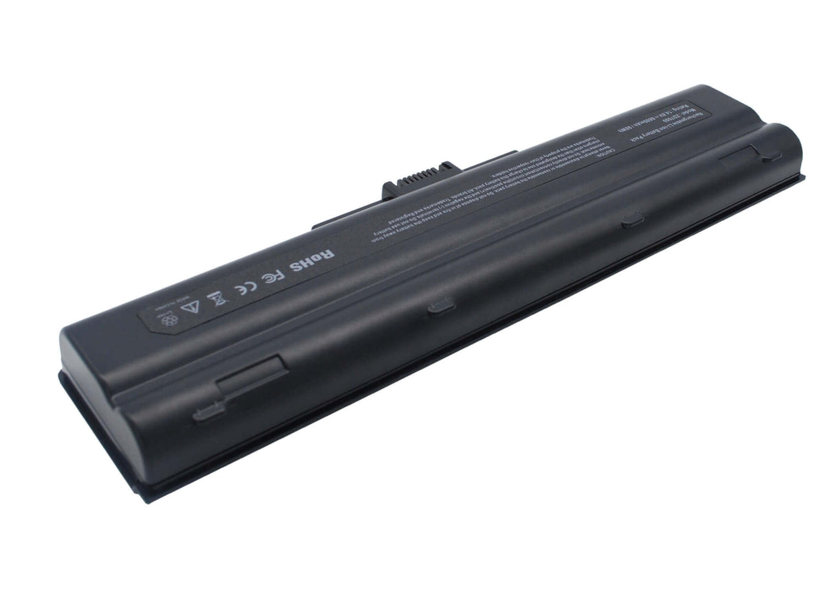 Batterie noire pour HP Media Center Zd7000, Center Zd8210ca, Pavilion Zd7000 14.8v, 6600mah - 97.68wh Batteries pour l'électronique Cameron Sino Technology Limited (Suspendu)