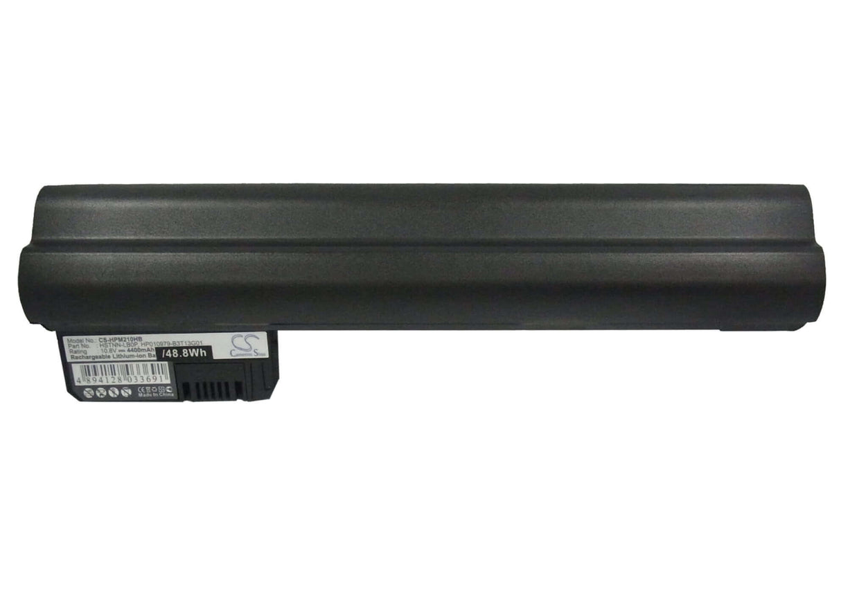 Batterie noire pour HP Mini 210, Mini 210-1022tu, Mini 210-1010nr 10.8v, 4400mah - 47.52wh Notebook, Laptop Cameron Sino Technology Limited